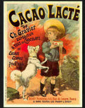 cacao lacte chocolate milk lucien lefevre 1893 Advert A4 Photo Print