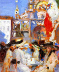 cadell Florians Cafe Venice Art A4 Photo Print