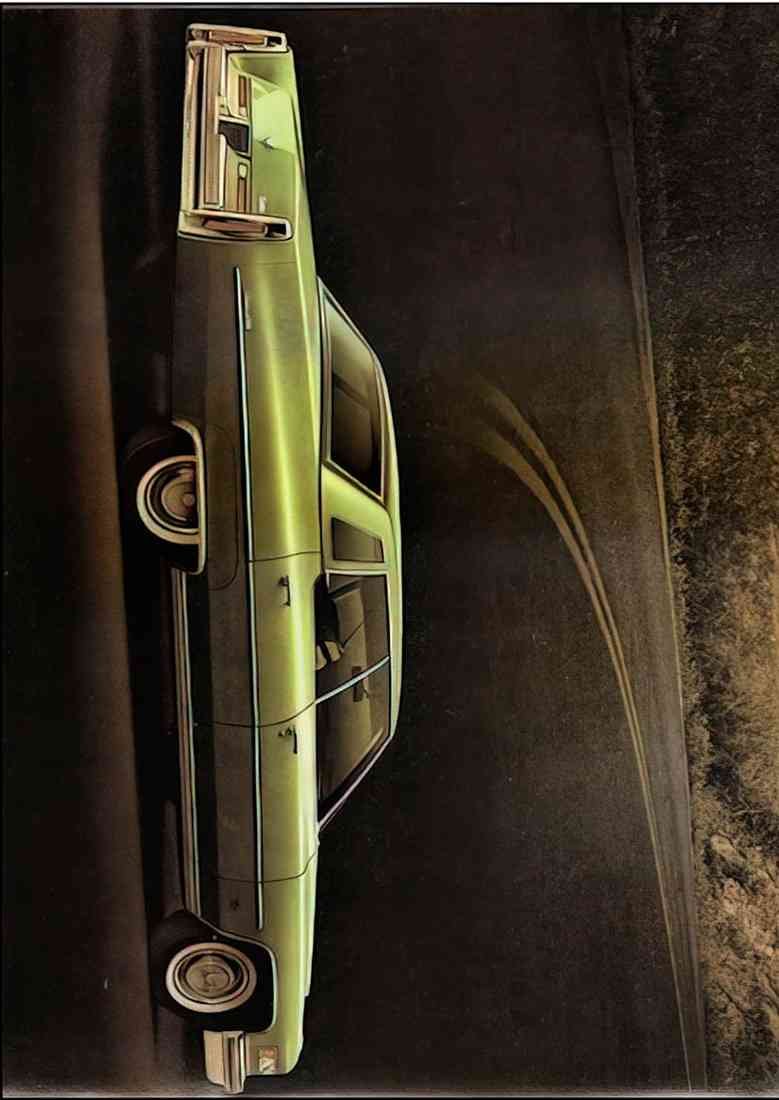 cadillac 1975 deville A4 Photo Print