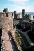 caerphilly castle exterior1980s 1990s A4 Photo Print