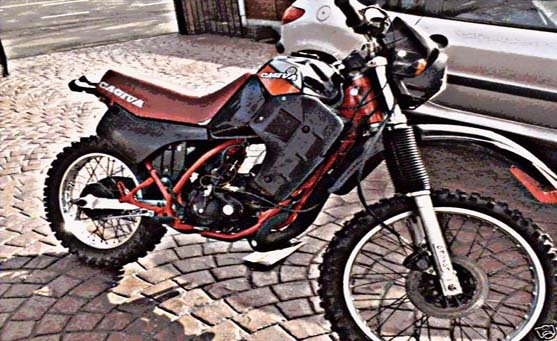 cagiva elefant motorbike A4 Photo Print