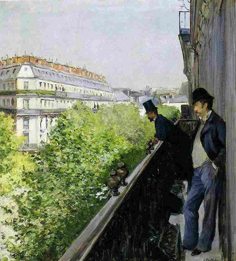 cail A Balcony Art A4 Photo Print