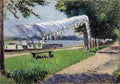 cail Drying Laundry on the Lanks of the Seine Art A4 Photo Print