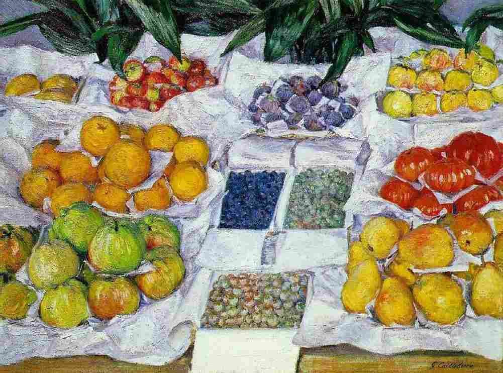 cail Fruit on a Display Art A4 Photo Print