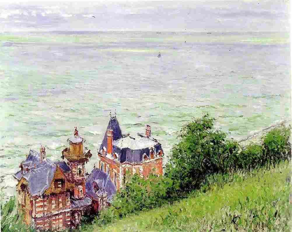 cail Villas in Trouville Art A4 Photo Print