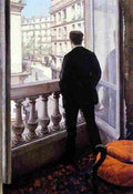 cail Young Man at the Window Art A4 Photo Print