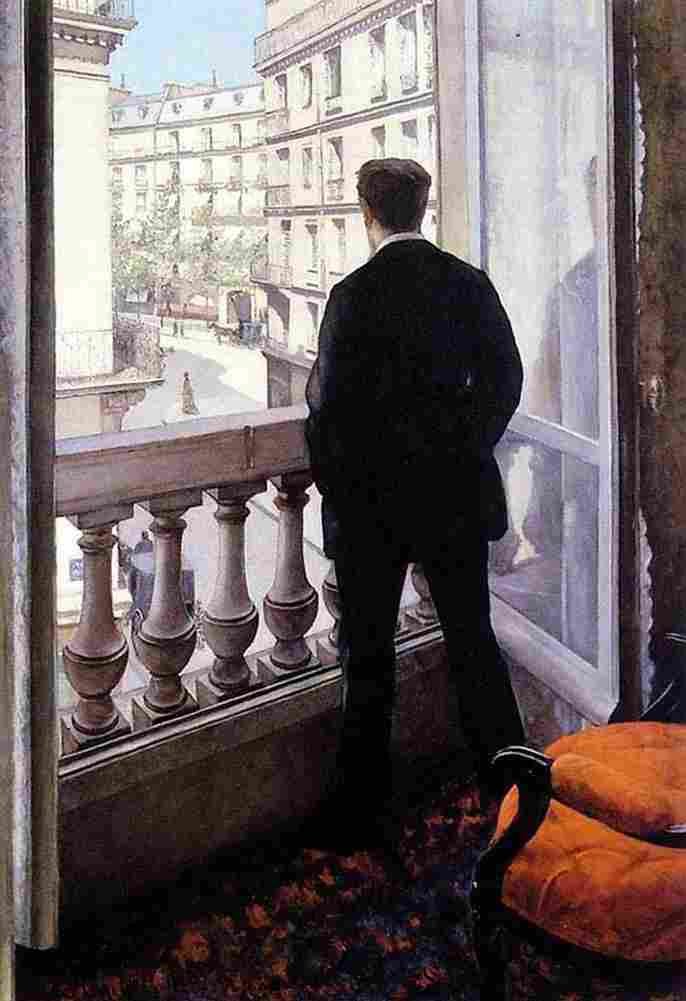 cail Young Man at the Window Art A4 Photo Print