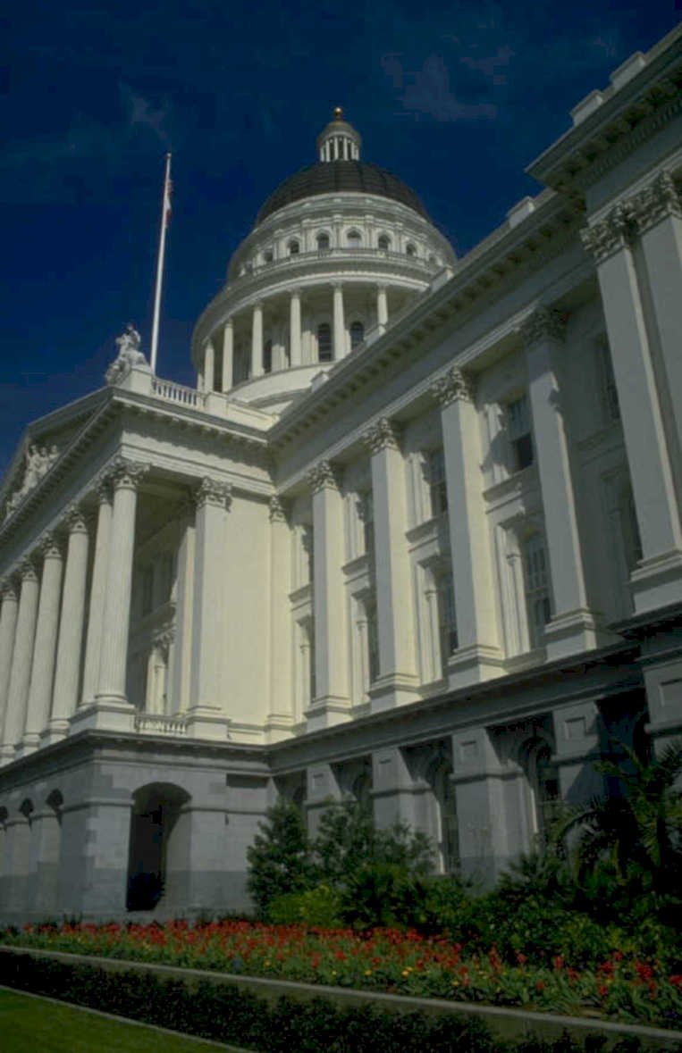 california capitol 1998 1980s 1990s A4 Photo Print