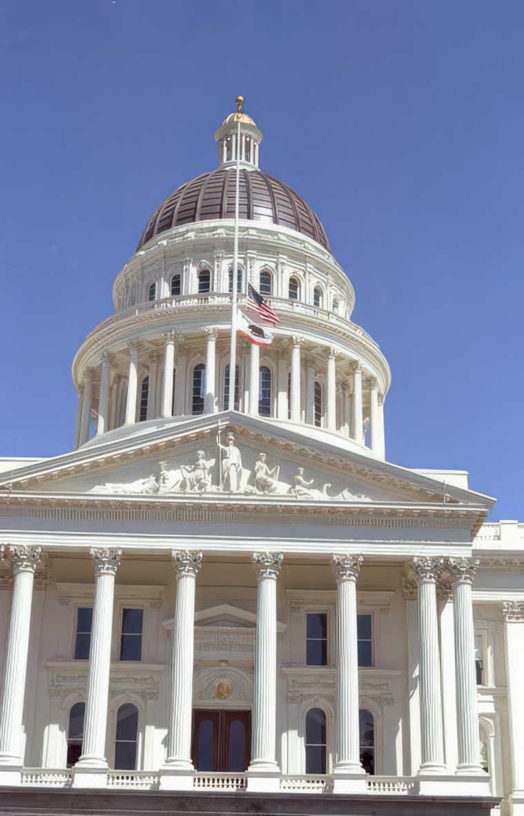 california capitol 2003 Vintage A4 Photo Print