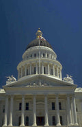 california dome facade 1980s 1990s A4 Photo Print
