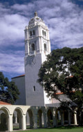 california memorial tower 1980s 1990s A4 Photo Print