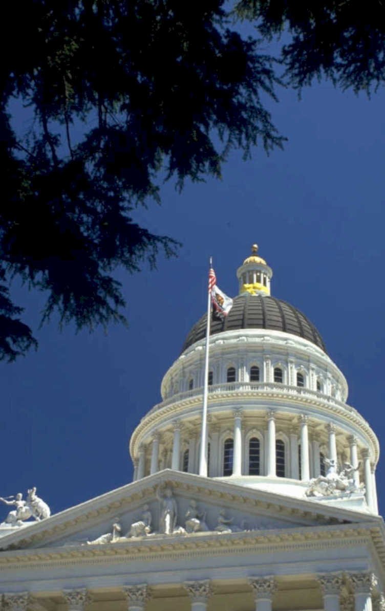 california state capitol 1 1980s 1990s A4 Photo Print