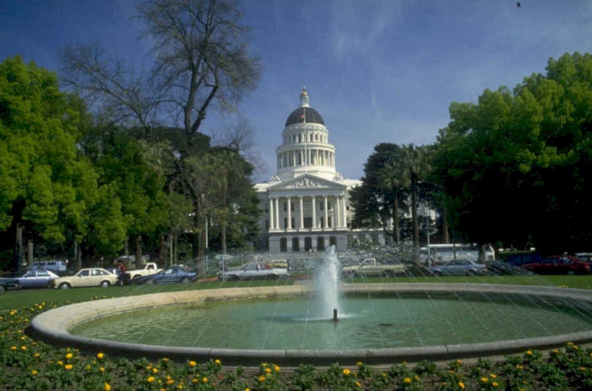 california state capitol 1980s 1990s A4 Photo Print