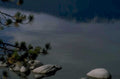 calm lake rocks 1980s 1990s A4 Photo Print