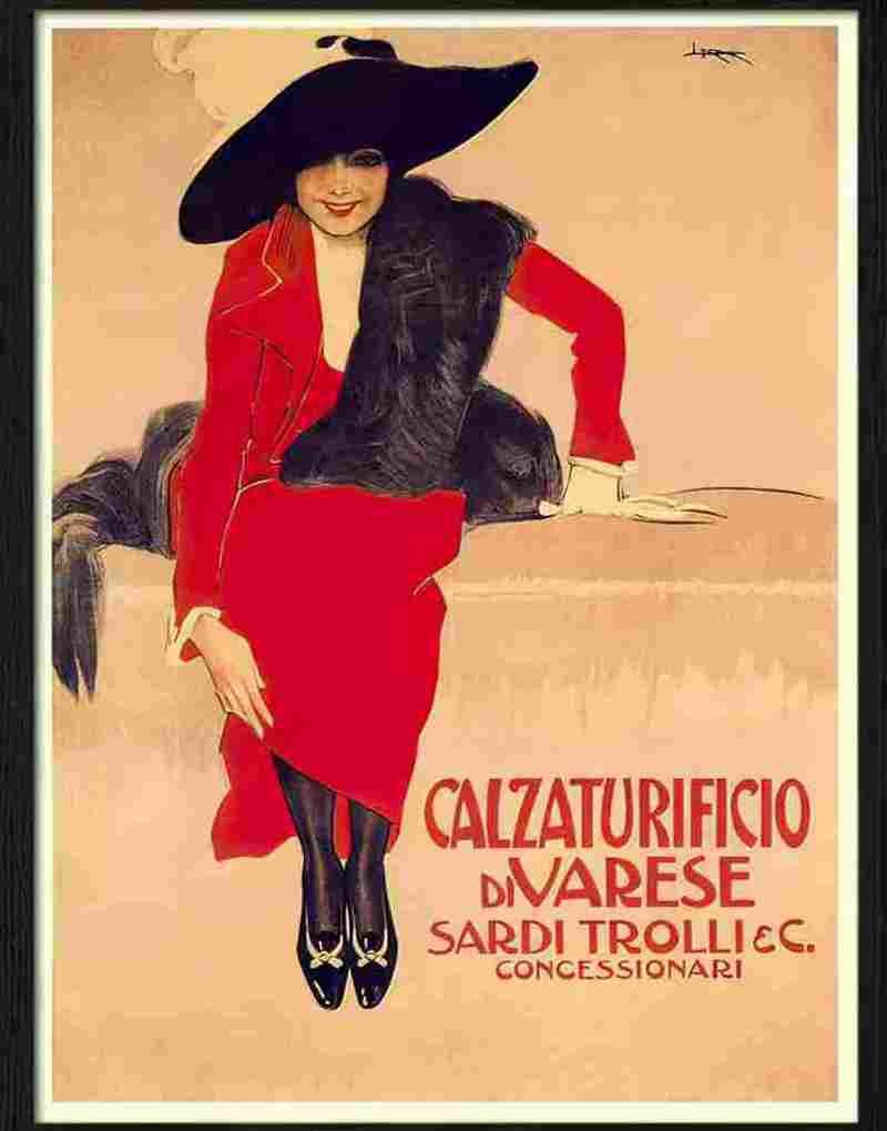 calzaturificio di varese metlicovitz 1913 2 Advert A4 Photo Print
