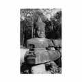 cambodia angkor thom a giant cinea 96 cambodge angkor thom un geant ed cinea 96 Vintage A4 Photo Print