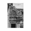 cambodia angkor vat half pediment p dieulefils 1745b Vintage A4 Photo Print