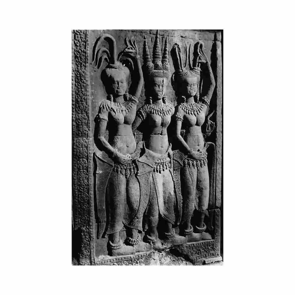 cambodia angkor wat apsara cinea 89 cambodge angkor wat apsara ed cinea 89 Vintage A4 Photo Print