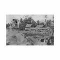 cambodia angkor wat cruciform terrace p dieulefils 1752 Vintage A4 Photo Print