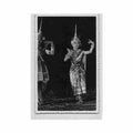 cambodia cambodian dancers card ed Vintage A4 Photo Print