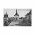 cambodia phnom penh royal pagoda pavilion where objects of worship are placed p dieulefils 1630 Vintage A4 Photo Print