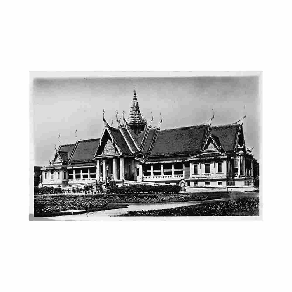 cambodia phnom penh royal palace p c paris 154 Vintage A4 Photo Print