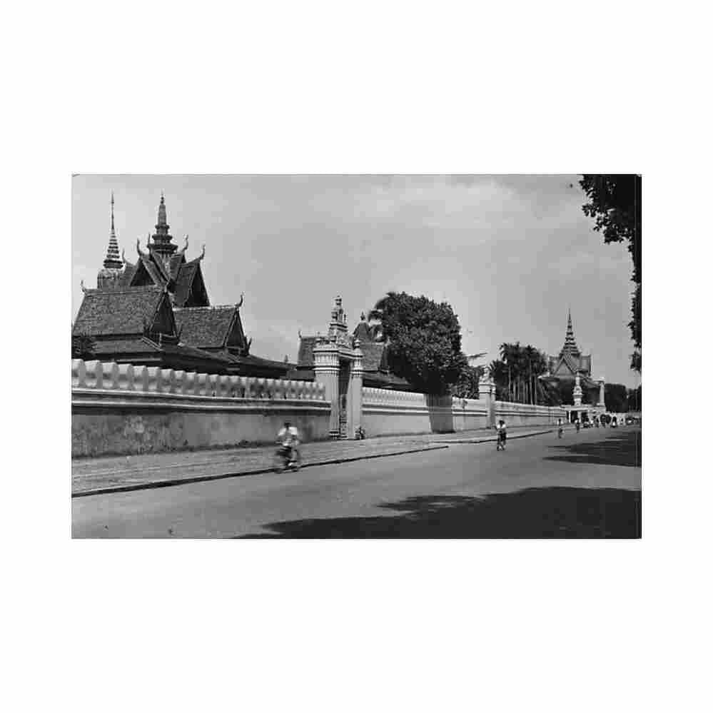 cambodia phnom penh the royal palace exterior facade librairie centrale 62 Vintage A4 Photo Print