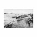 cambodia phnom penh water festival canoe race librairie centrale 104 Vintage A4 Photo Print