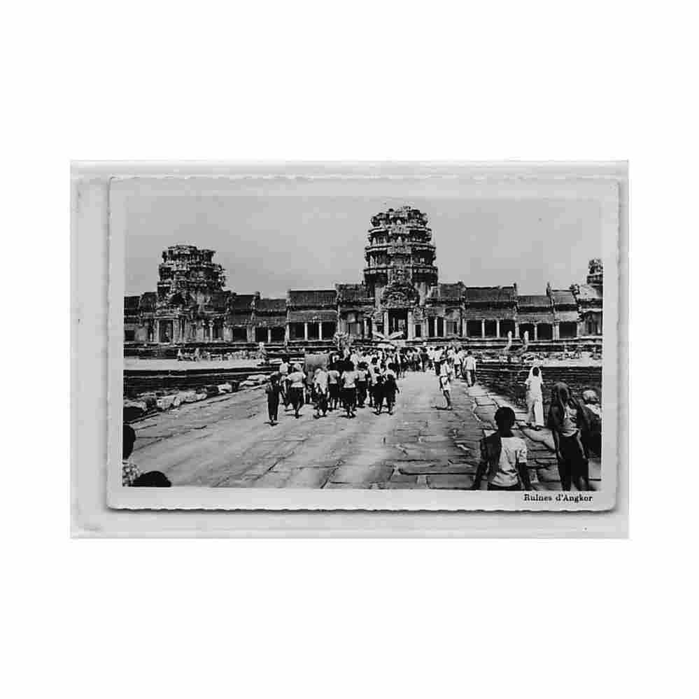 cambodia ruins of angkor 101 Vintage A4 Photo Print