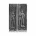 cambodia ruins of angkor bas reliefs la pagode 246 Vintage A4 Photo Print