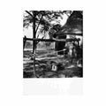cameroon guidar loom r c tissot 19 cameroun metier a Vintage A4 Photo Print