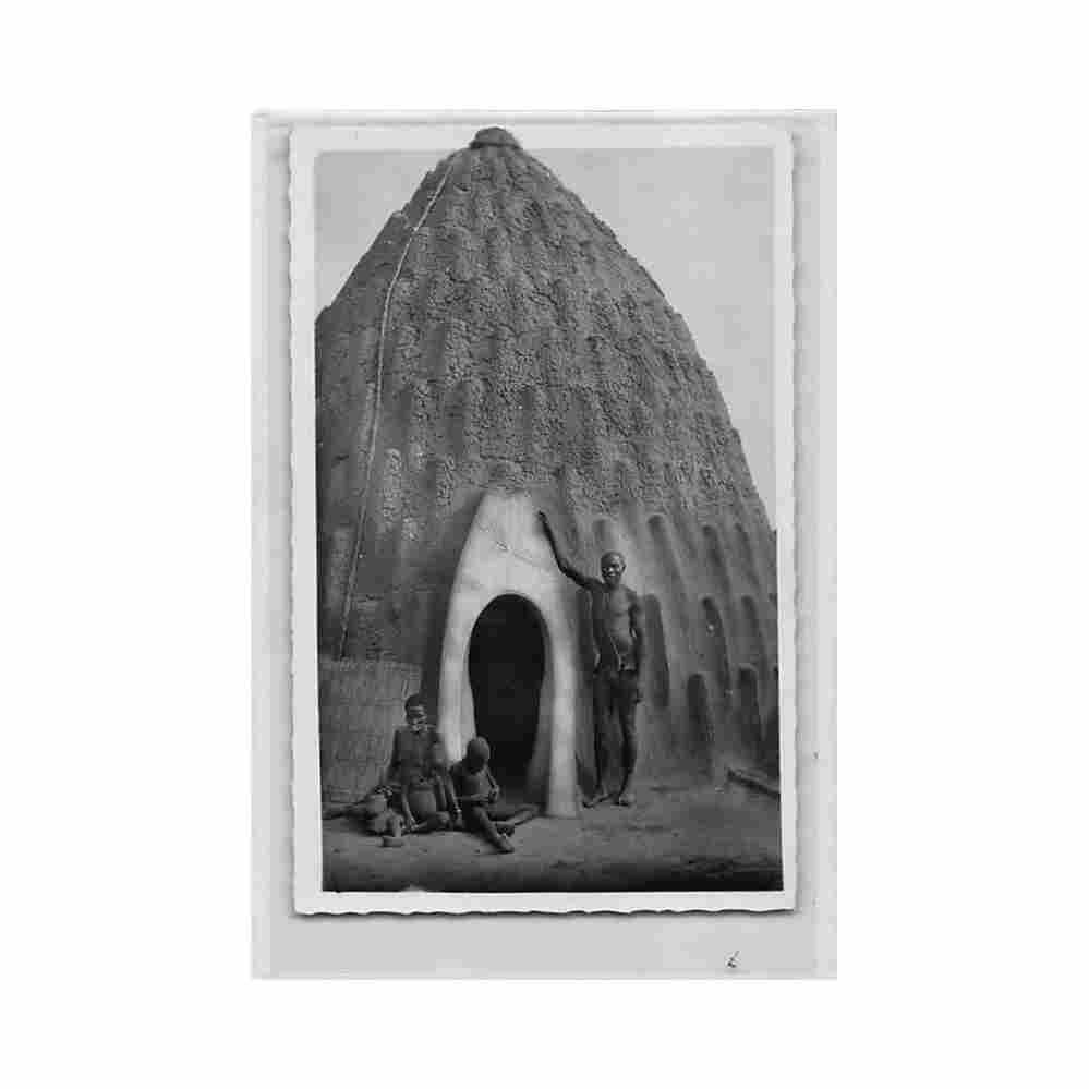 cameroon mousgoum family case shells r pauleau 127 Vintage A4 Photo Print