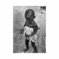 cameroon the first steps of elisabeth a little indigenous girl pub Vintage A4 Photo Print