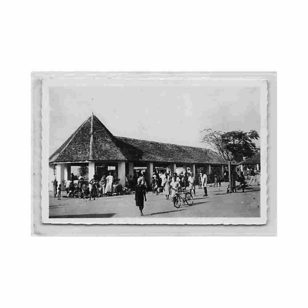 cameroun bertoua le marche ed r pauleau 166 Vintage A4 Photo Print