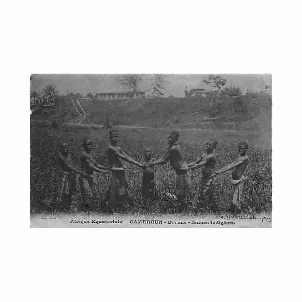 cameroun douala jeunes indigenes ed ets tabourel Vintage A4 Photo Print