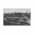 cameroun douala la gare et la cite du chemin de fer du centre ed tabourel Vintage A4 Photo Print