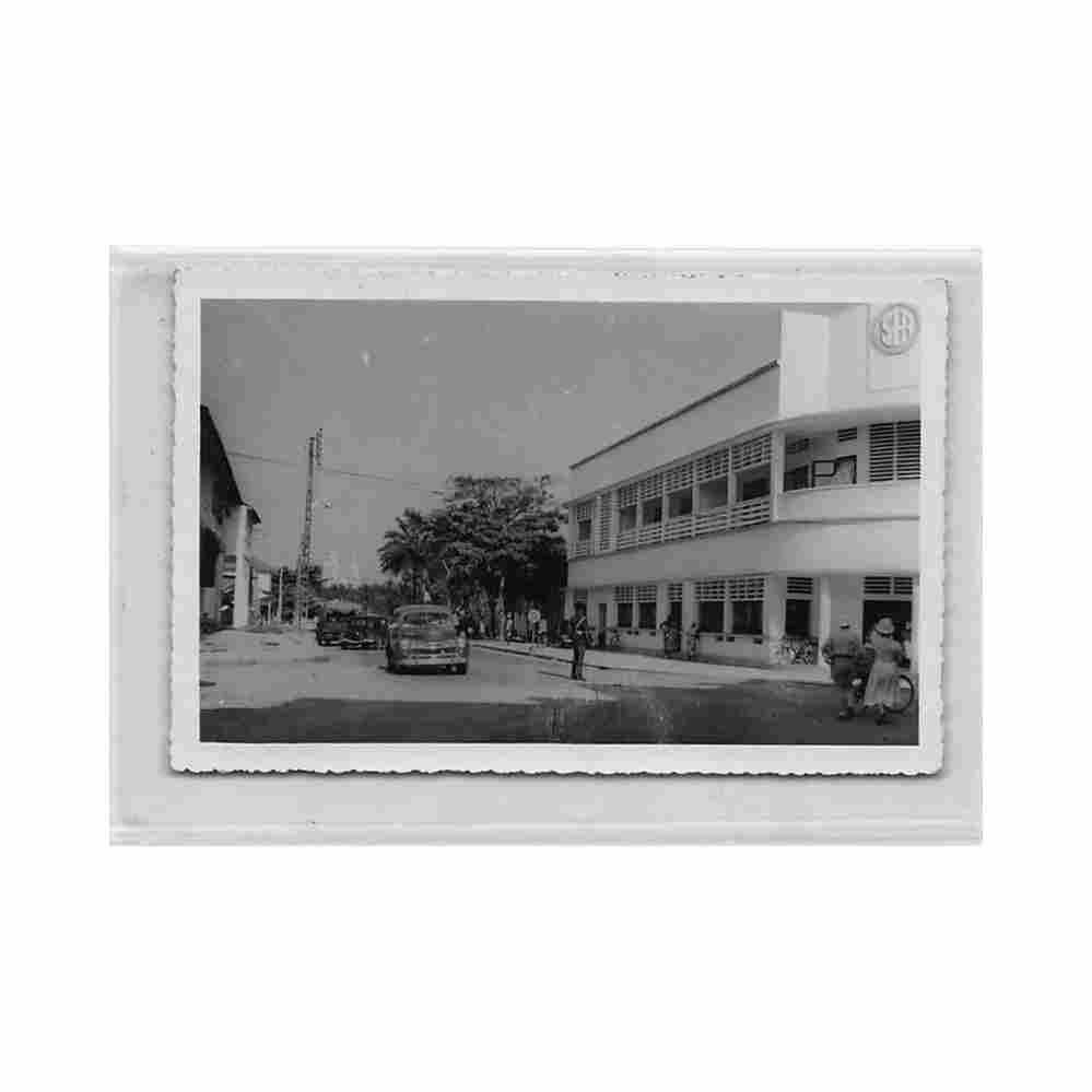 cameroun douala la sea carte ed inconnu Vintage A4 Photo Print