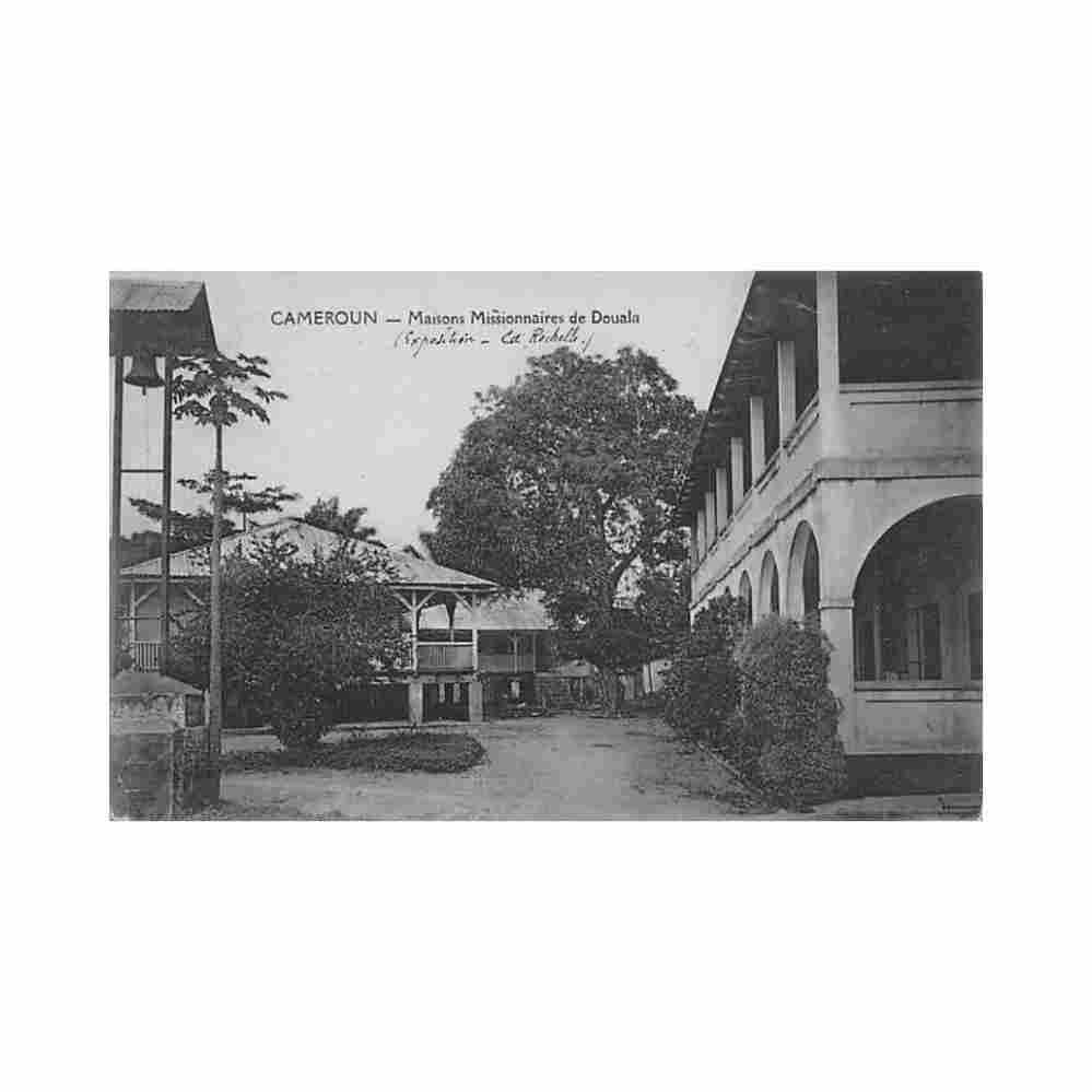 cameroun douala maisons missionnaires ed missions evangeliques Vintage A4 Photo Print