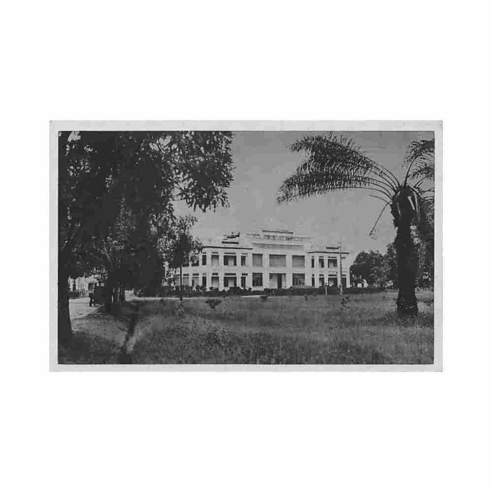 cameroun douala palais de justice ed george goethe Vintage A4 Photo Print