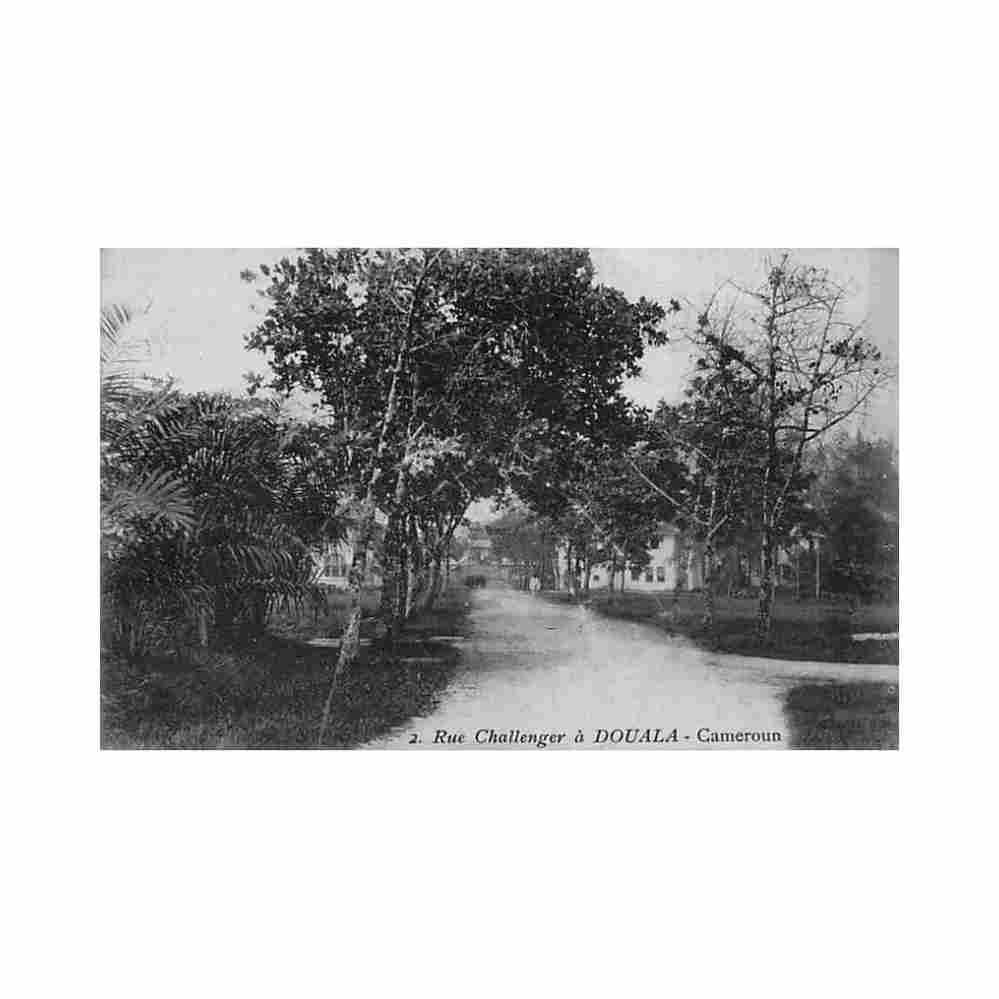 cameroun douala rue challenger ed favrat ipm 2 Vintage A4 Photo Print