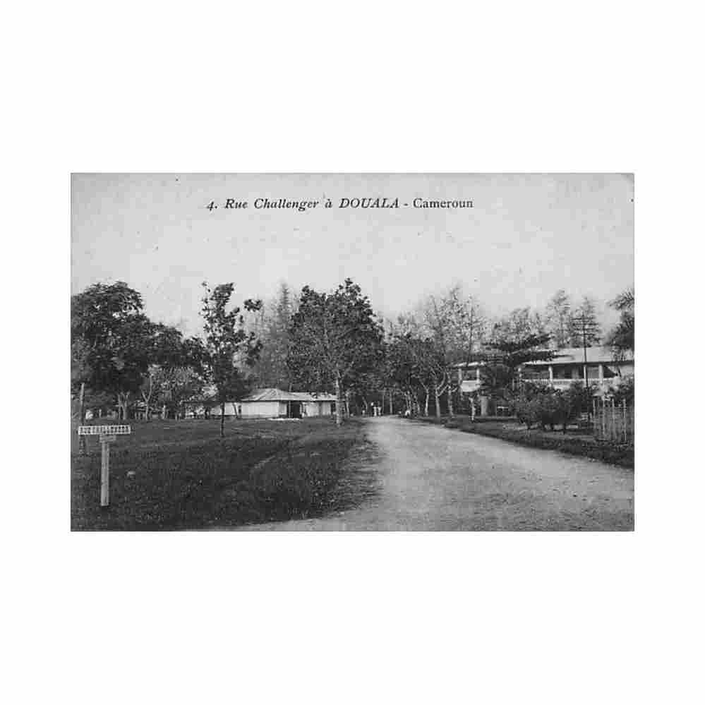 cameroun douala rue challenger ed favrat ipm 4 Vintage A4 Photo Print