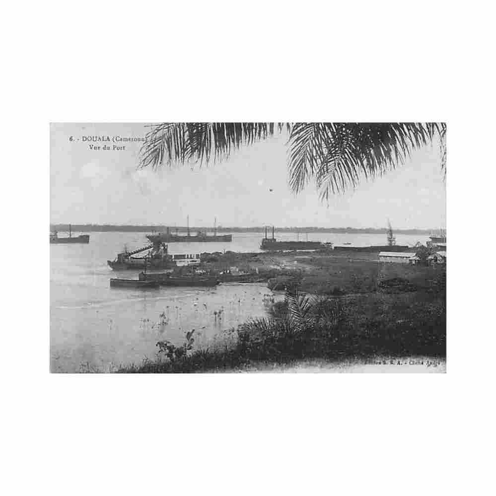 cameroun douala vue du port ed sea 6 Vintage A4 Photo Print