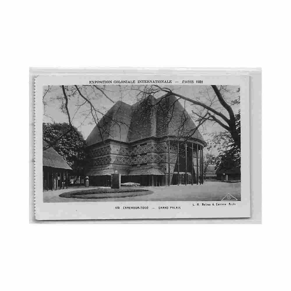 cameroun exposition coloniale de paris 1931 grand palais ed braun cie Vintage A4 Photo Print