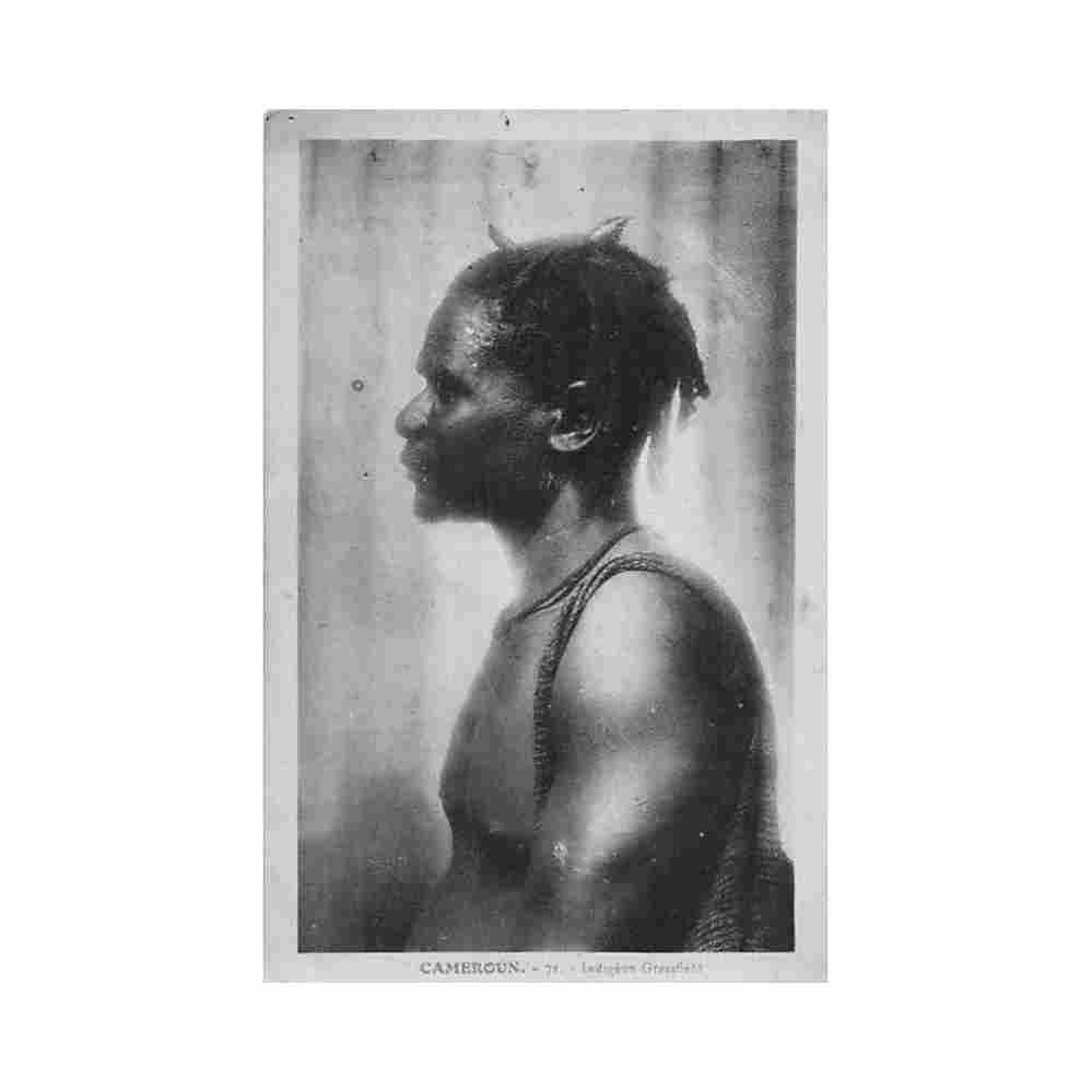 cameroun indigene grassfield ed inconnu Vintage A4 Photo Print