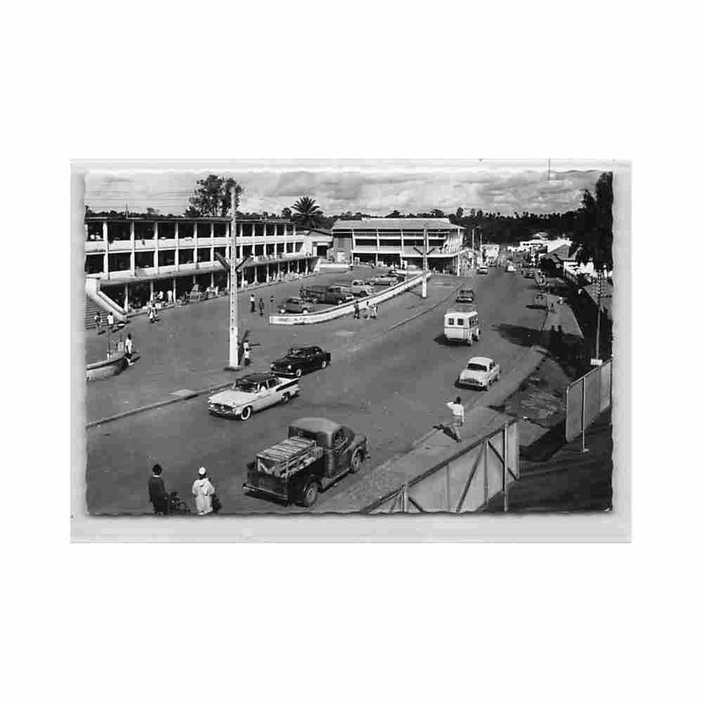 cameroun yaounde le marche ed printania 3583 Vintage A4 Photo Print