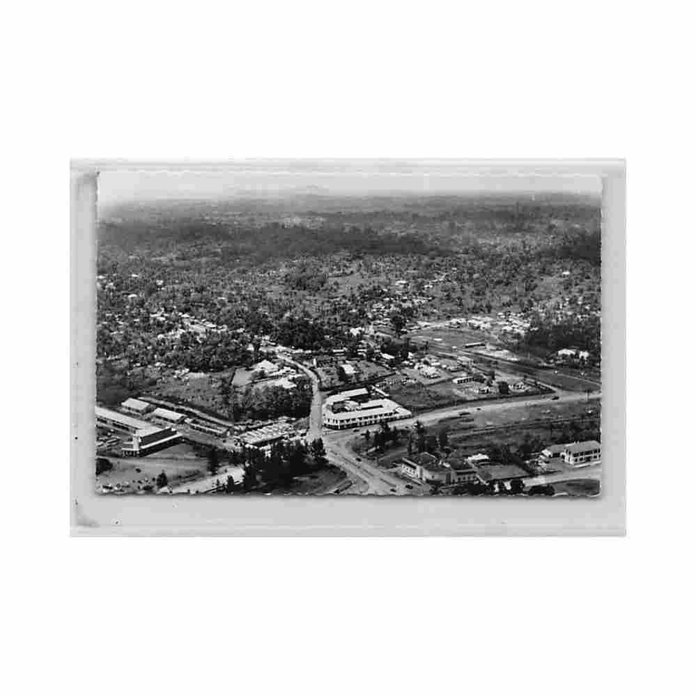 cameroun yaounde vue aerienne ed au messager 1372 Vintage A4 Photo Print