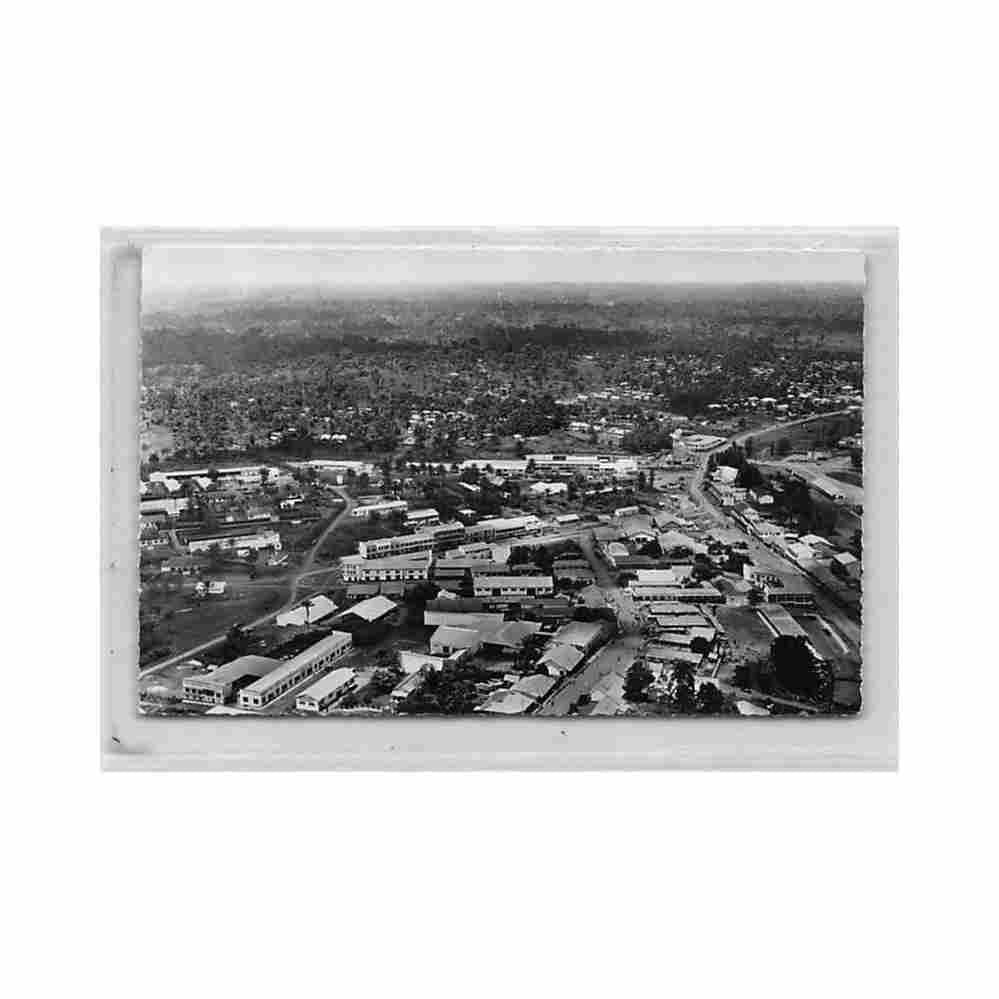 cameroun yaounde vue generale ed au messager 1921 Vintage A4 Photo Print