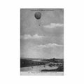 campagne du maroc ballon passage a gue de l oued neffefik le 22 janvier 1908 Vintage A4 Photo Print