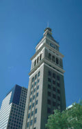 campanile boston sky Vintage A4 Photo Print