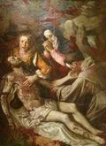 campi vincenzo lamentation over the dead christ Art A4 Photo Print